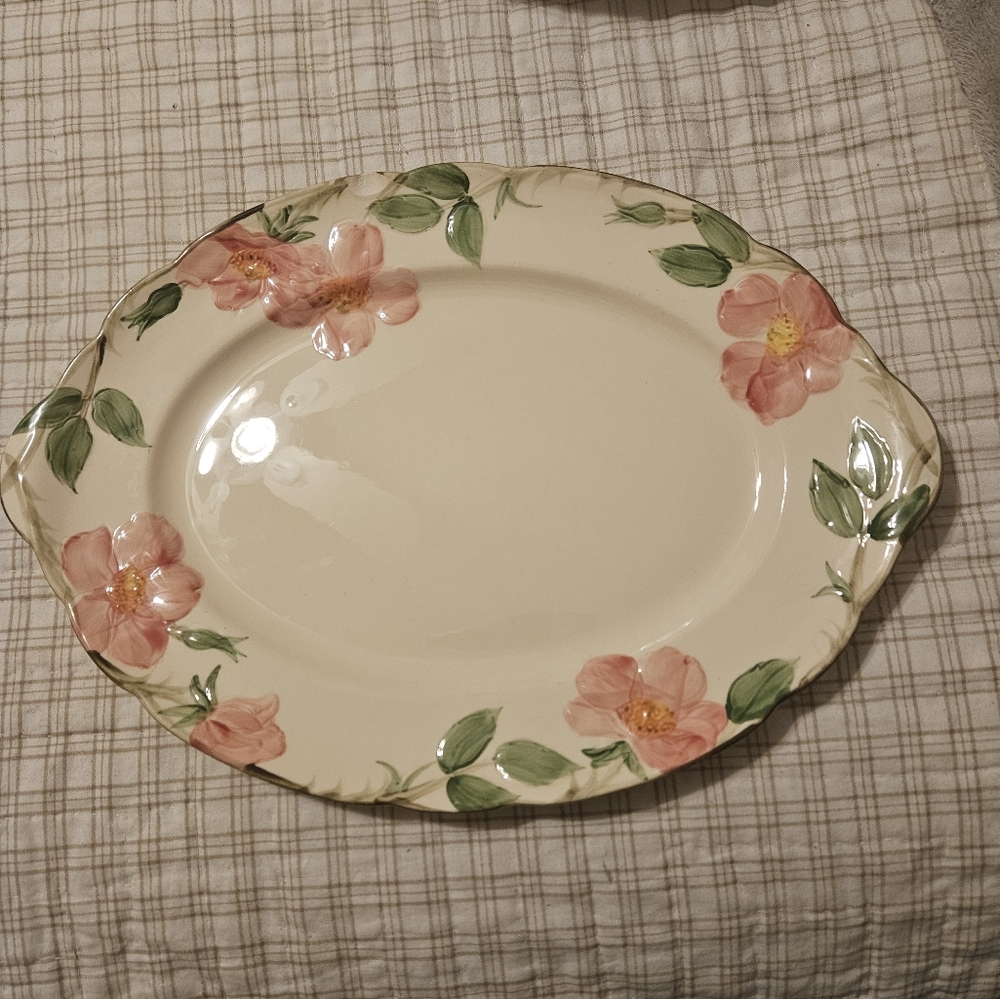 Franciscan Desert Rose 12" Oval Serving Platter.